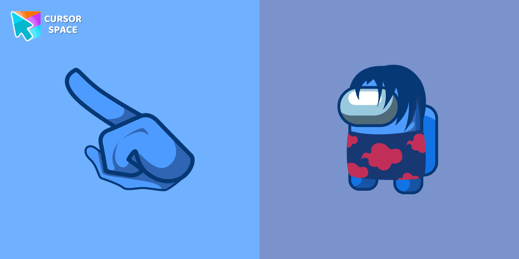 Among Us Itachi Uchiha Character cursor cursor pack